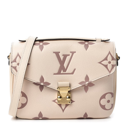 Louis Vuitton Empreinte Monogram Giant Pochette Metis Creme Bois De Rose 1 of 11