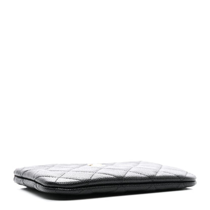 Chanel Caviar Quilted Small Pouch Black 4 of 8