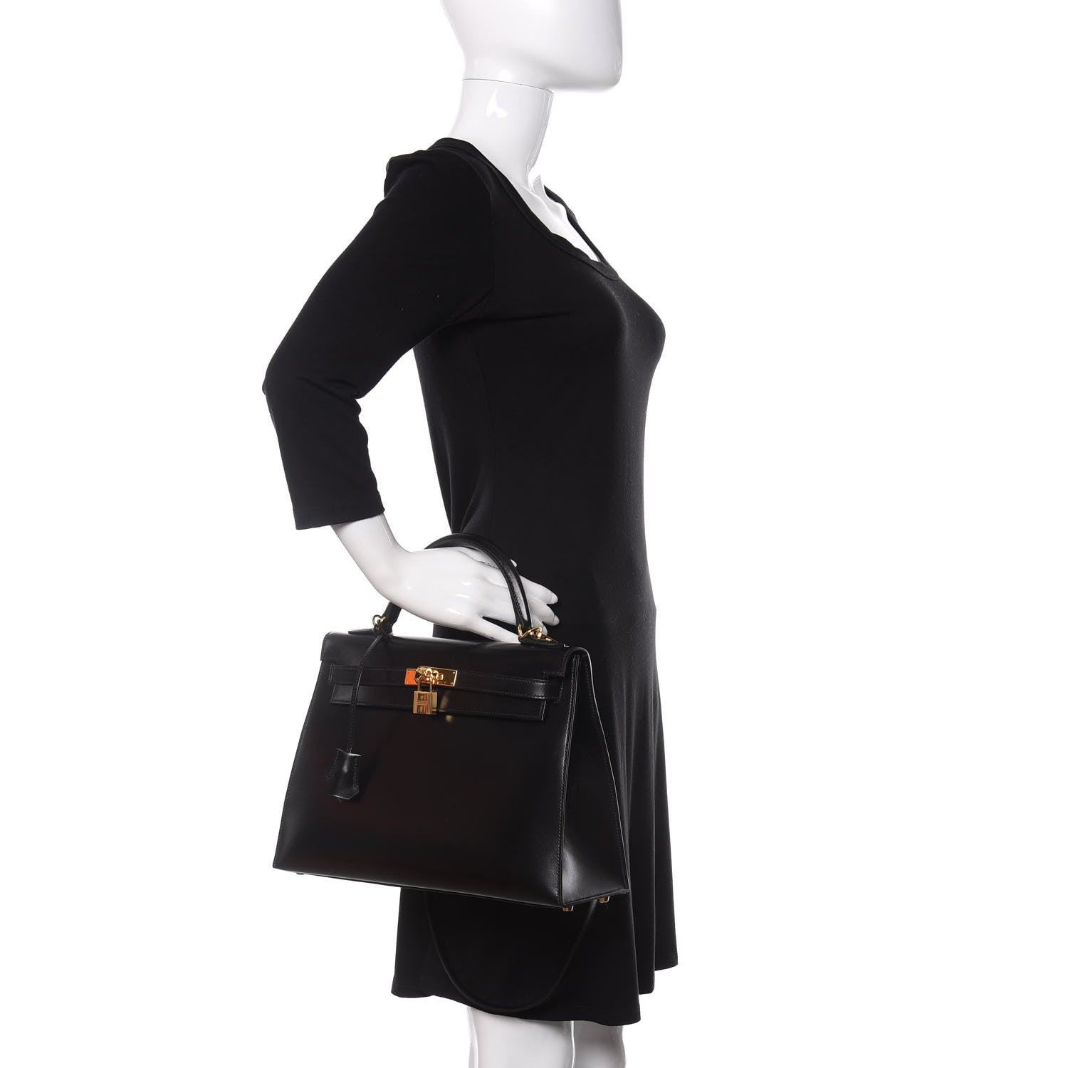 Hermes Box Kelly Sellier 32 Black 3 of 12
