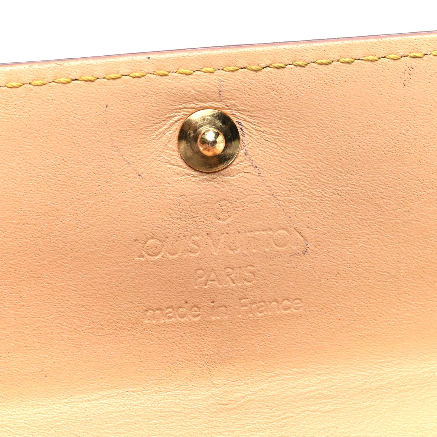 Monogram Cherry Blossom Porte-Monnaie Plat Coin Purse Pink