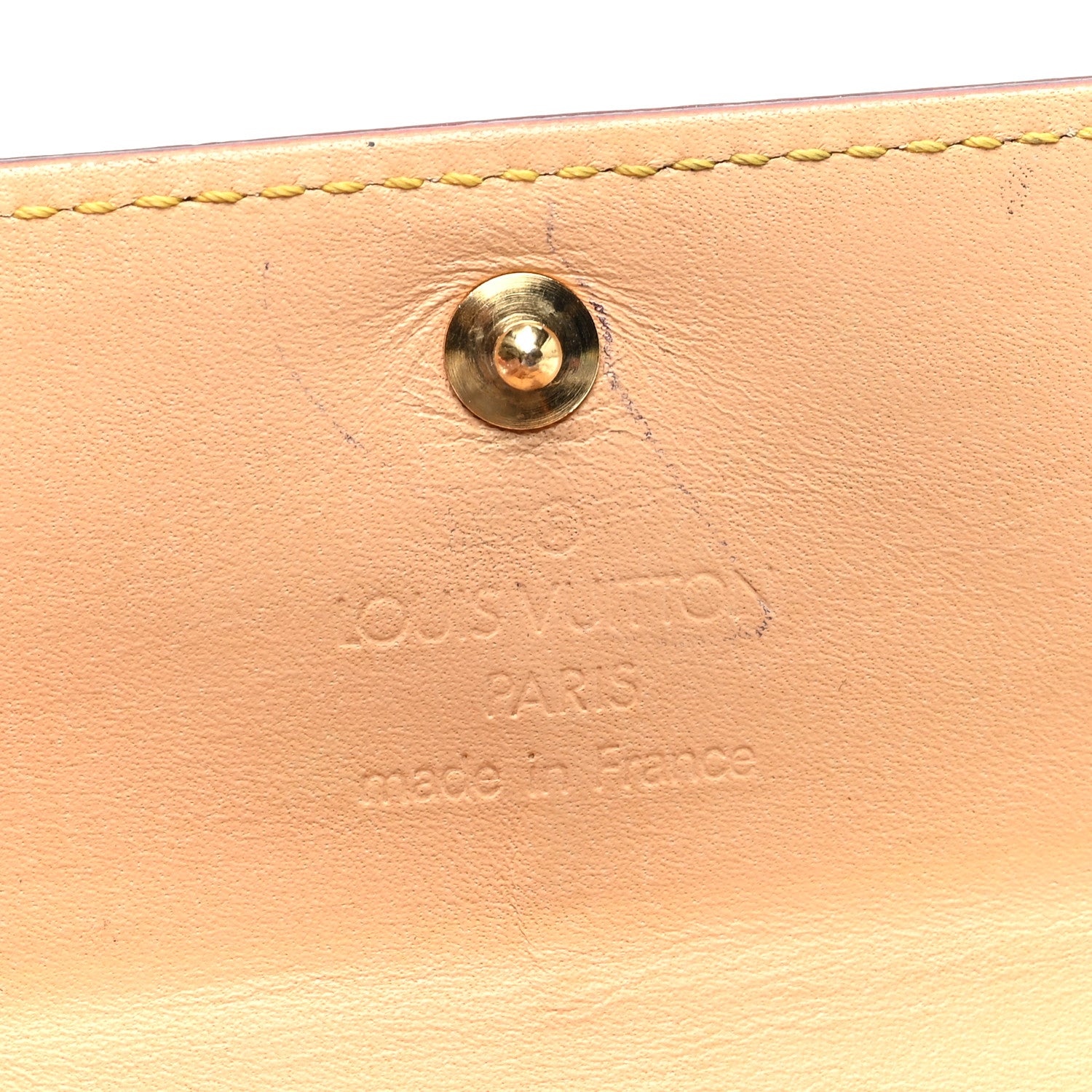 Louis Vuitton Monogram Cherry Blossom Porte-Monnaie Plat Coin Purse Pink 6 of 6