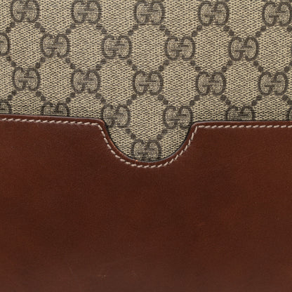 Gucci GG Supreme Monogram Linea A Hobo Brown 13 of 16