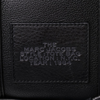Marc Jacobs Grained Calfskin Small The Tote Bag Black 7 of 11