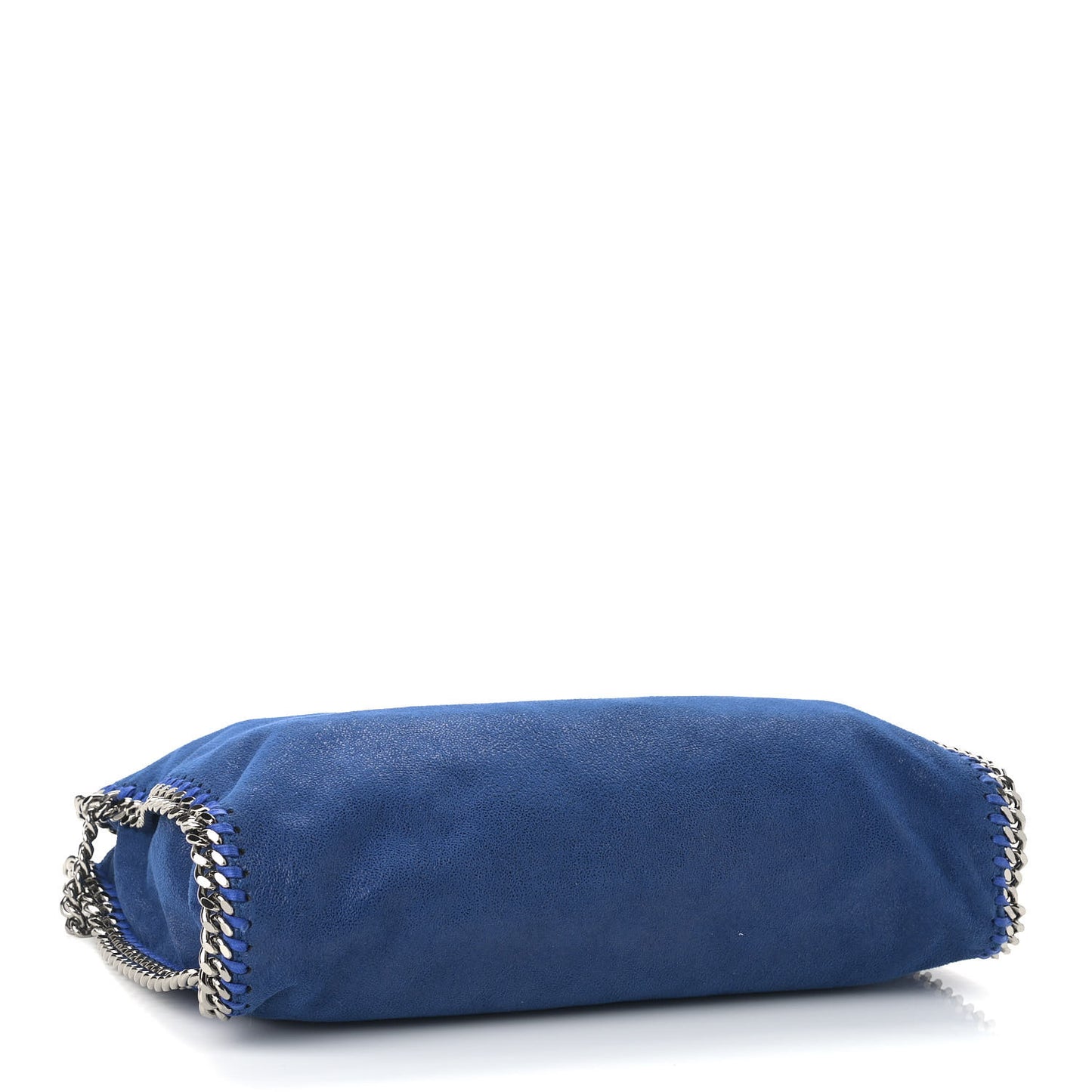 Shaggy Deer Falabella Fold Over Tote Royal Blue