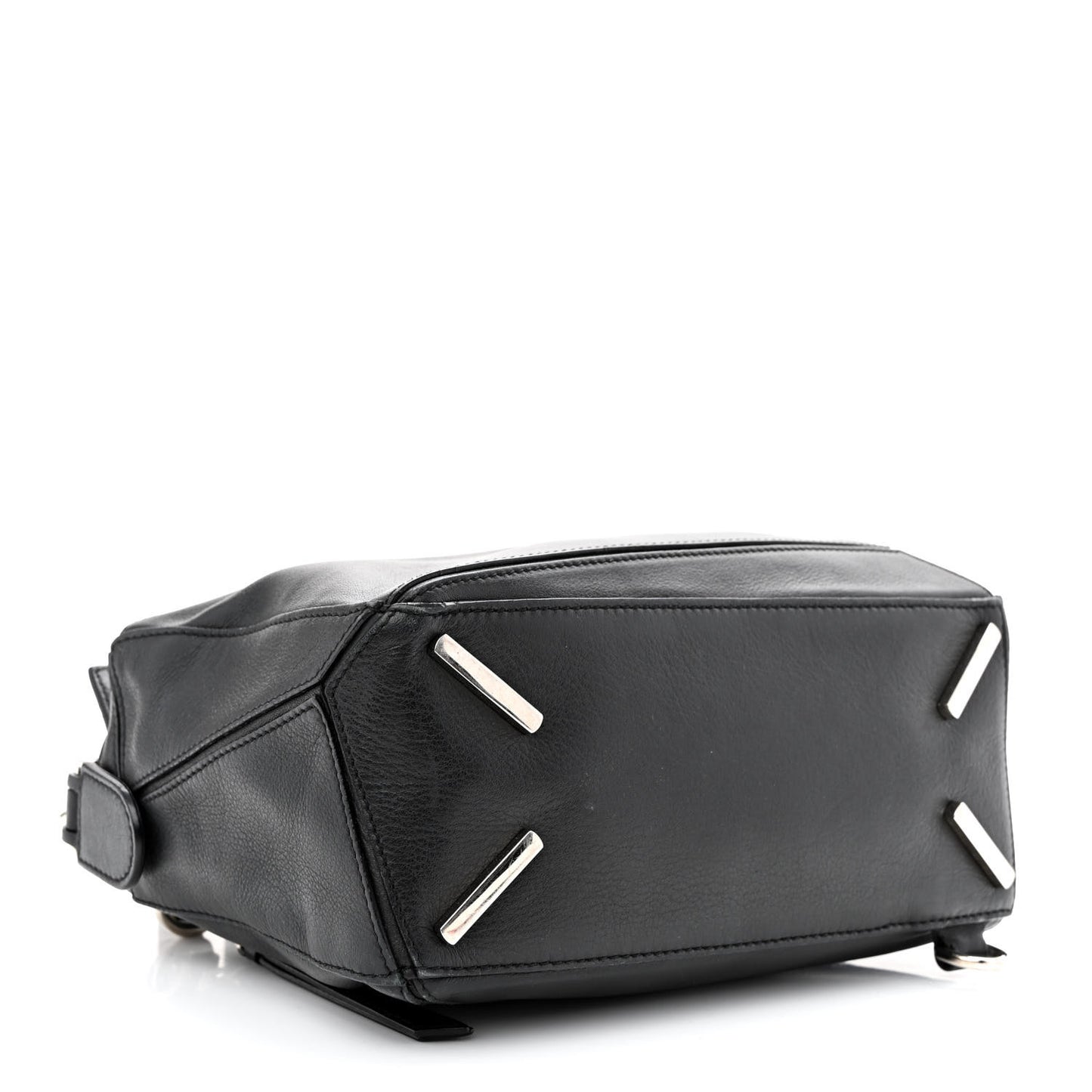 Calfskin Medium Puzzle Bag Black