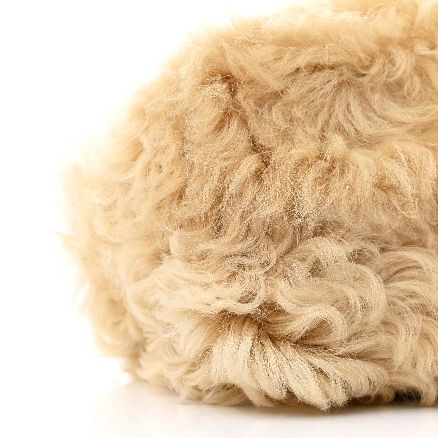 Bottega Veneta Shearling Lambskin The Pouch Chain Porridge 9 of 10