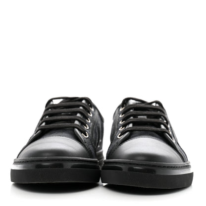 Gucci GG Monogram Calfskin Womens Low Top Sneakers 36 Piombo Black 3 of 11
