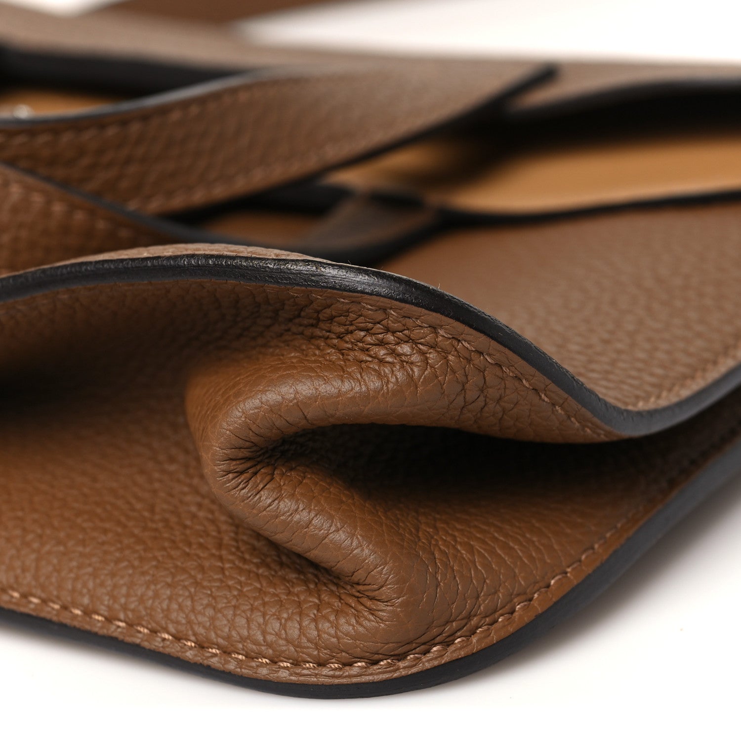 Hermes Taurillon Clemence Verso Halzan 25 Alezan Sesame 1781584