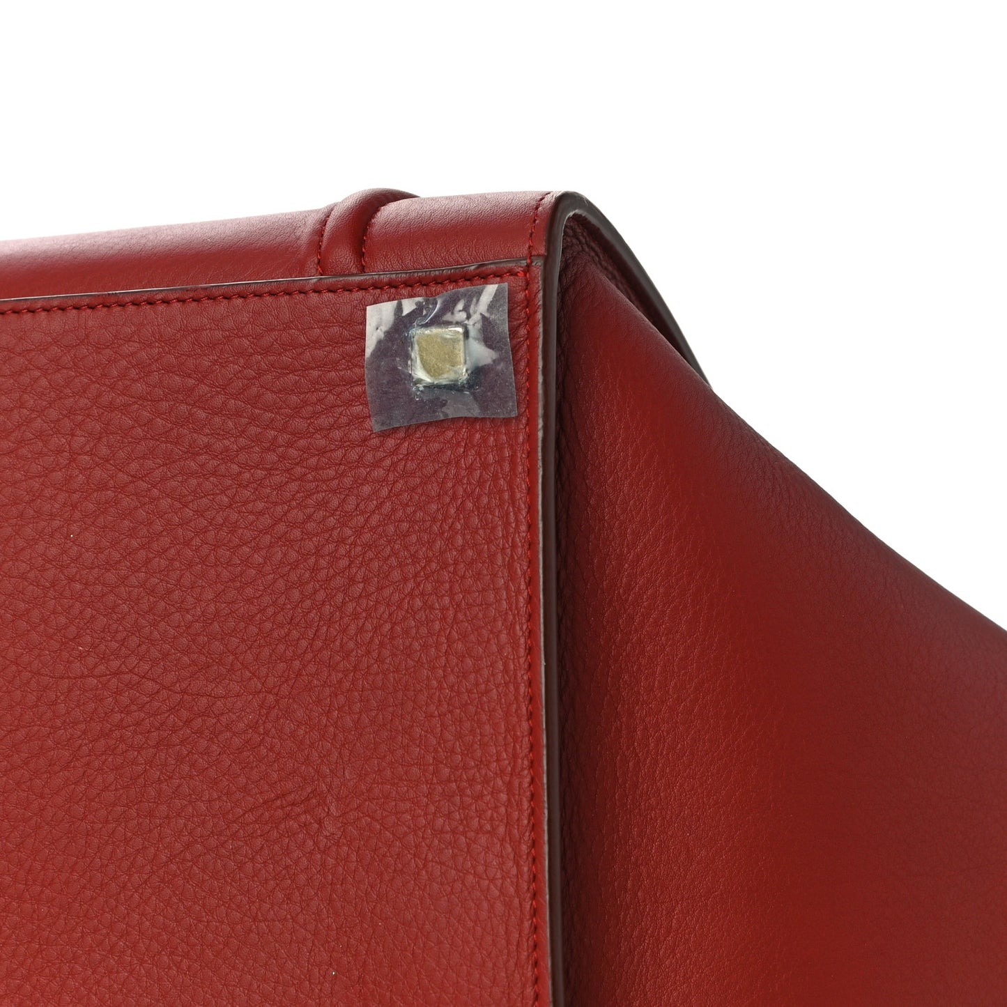 Supple Calfskin Medium Phantom Luggage Red