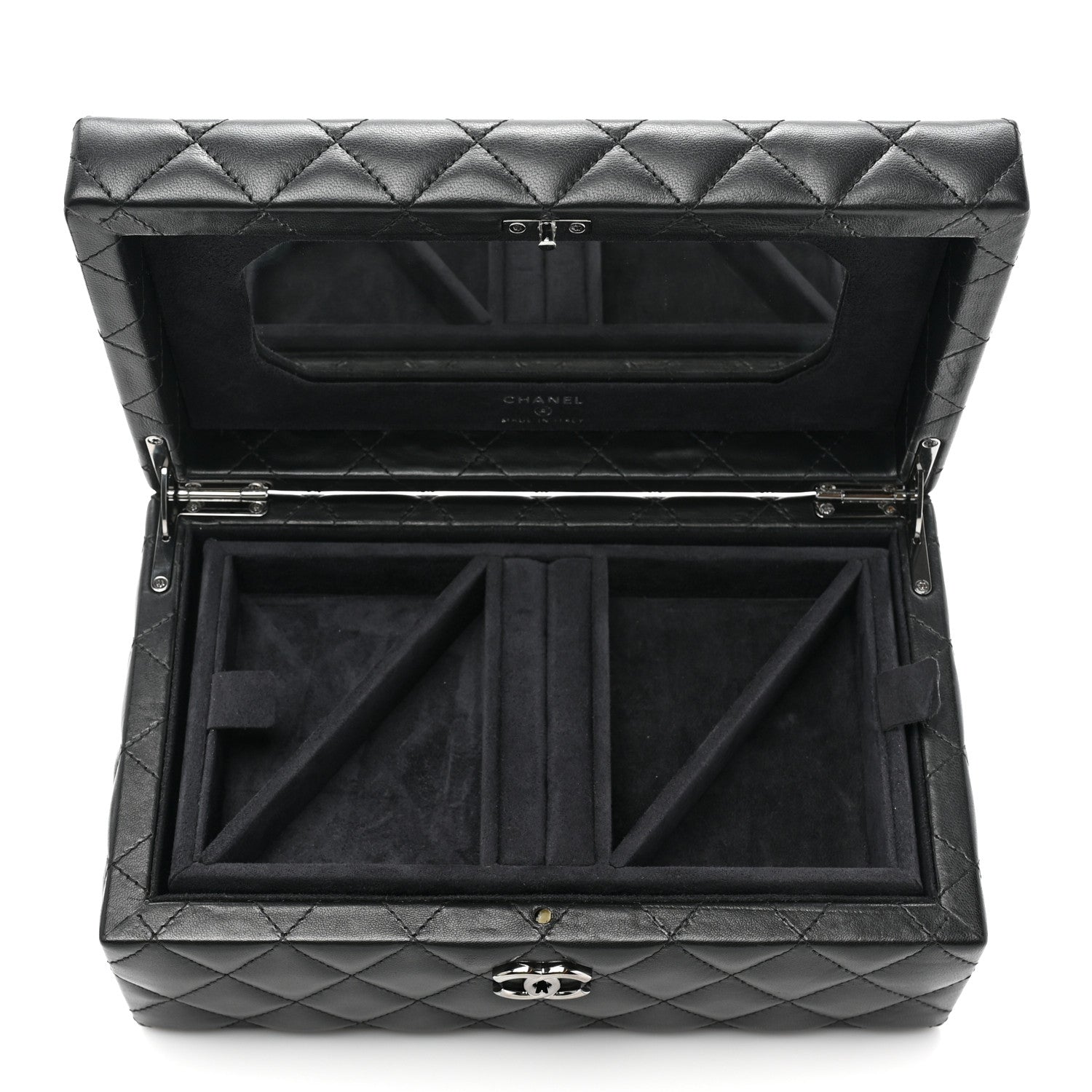 Chanel Lambskin Small Jewelry Box Black 6 of 13