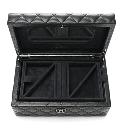 Chanel Lambskin Small Jewelry Box Black 6 of 13