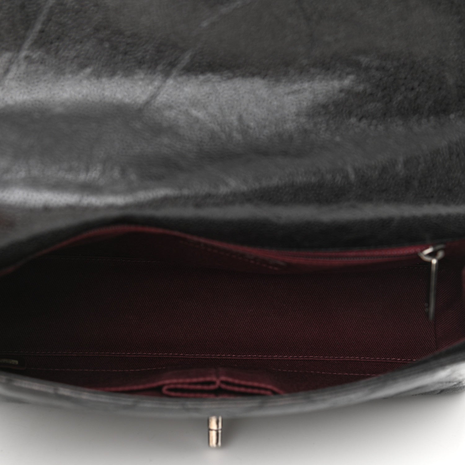 Chanel Crumpled Grained Calfskin Medium CC Crave Flap Black 4 of 9