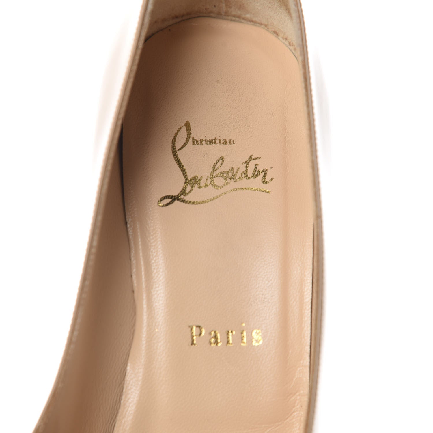 Christian Louboutin Patent New Simple 120 Pumps 38 Nude 7 of 10
