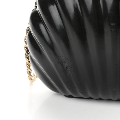 Chanel Vinyl Saint Tropez Evening Clutch Black 9 of 10