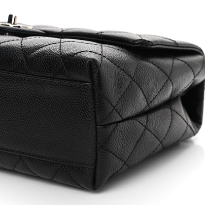 Chanel Caviar Quilted Medium Kelly Flap Bag Black 10 of 11