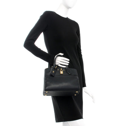 Louis Vuitton Taurillon City Steamer PM Black 3 of 11