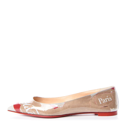 Christian Louboutin Loubi Kraft PVC Ballalla Flats 35.5 Kraft 1 of 11