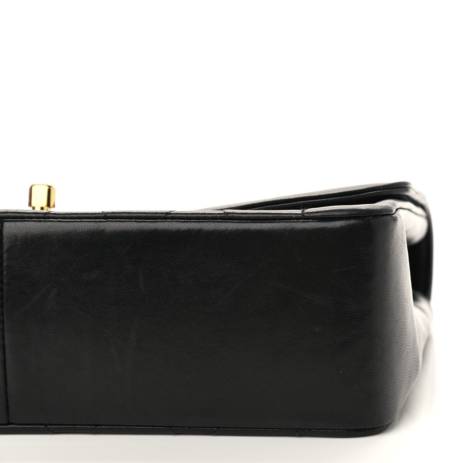 Chanel Lambskin Quilted Medium Single Flap Black 10 of 10