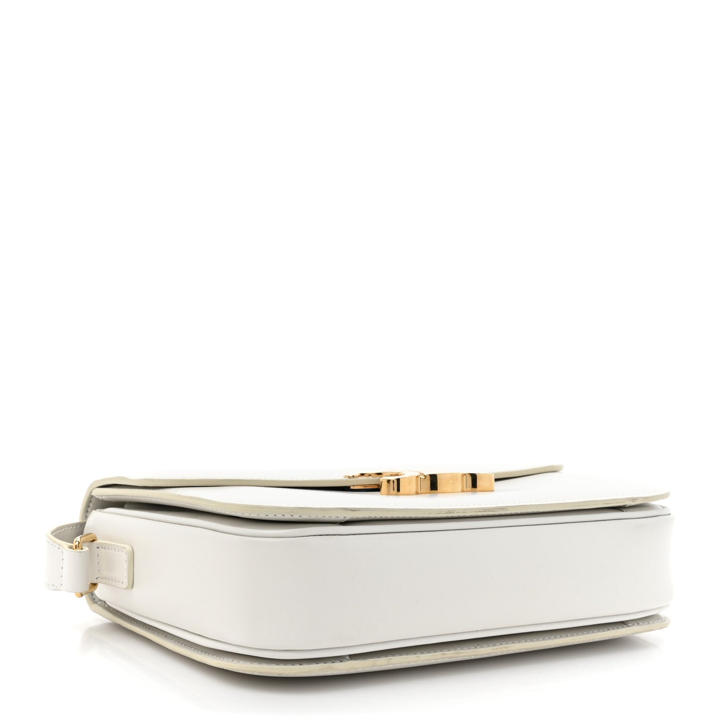 Shiny Calfskin Medium Triomphe White