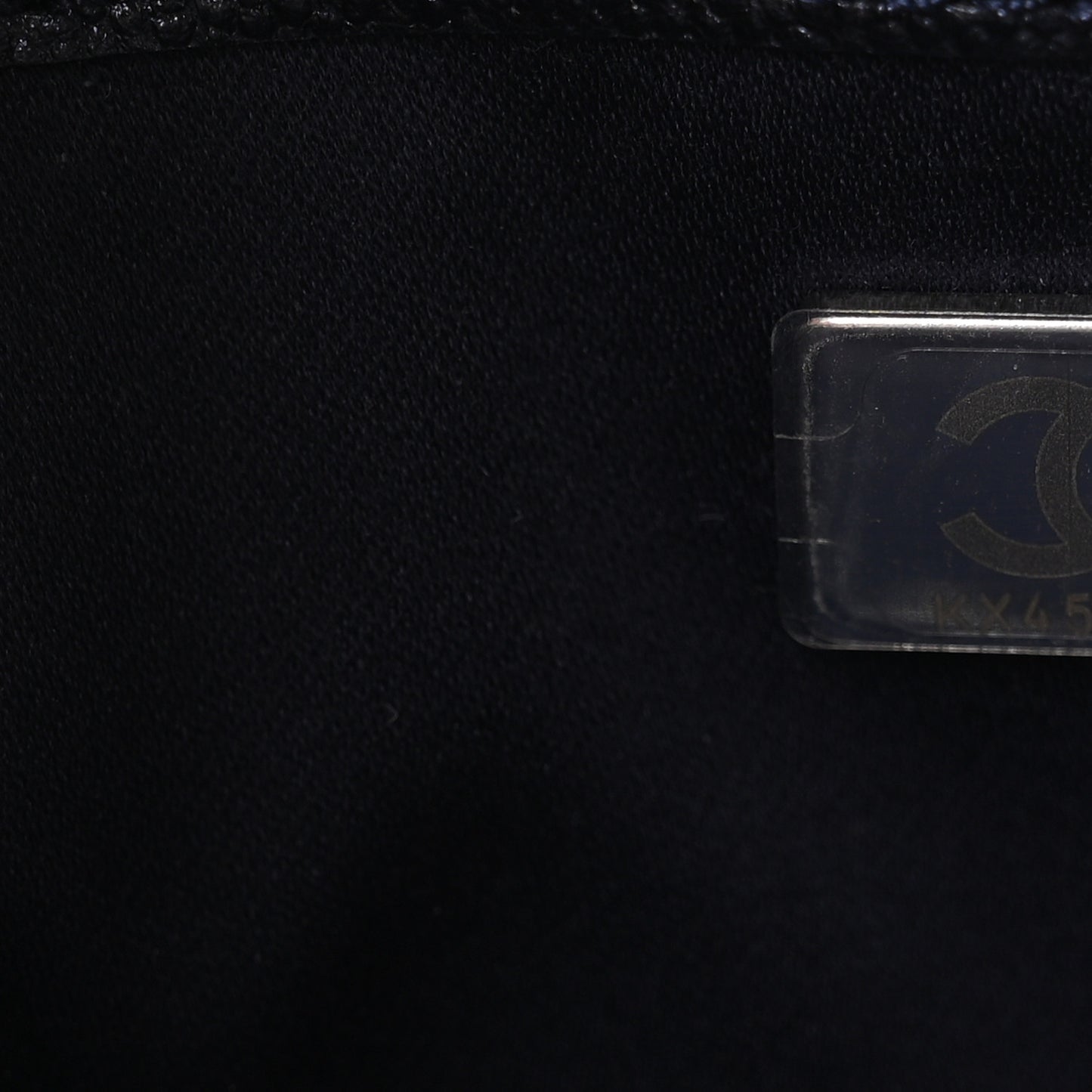 Metallic Caviar Quilted Mini Chanel 25 Handbag Dark Blue