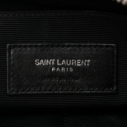 Saint Laurent Suede Calfskin Small Fringe Crossbody Bag Black 6 of 11