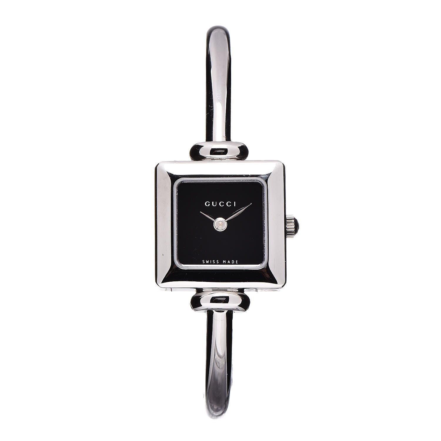 Gucci Stainless Steel 19mm 1900L Quartz Watch Black 1 of 6