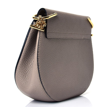 Chloe Grained Lambskin Drew Shoulder Bag Motty Grey 2 of 4