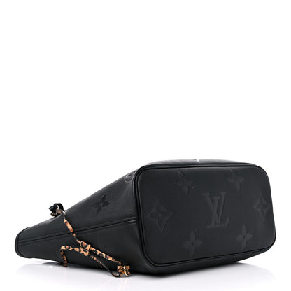 Louis Vuitton Empreinte Monogram Giant Wild At Heart Neverfull MM Black 5 of 10