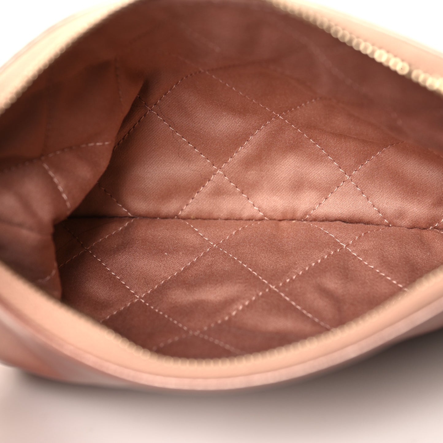 Metallic Calfskin Quilted Chanel 22 Copper