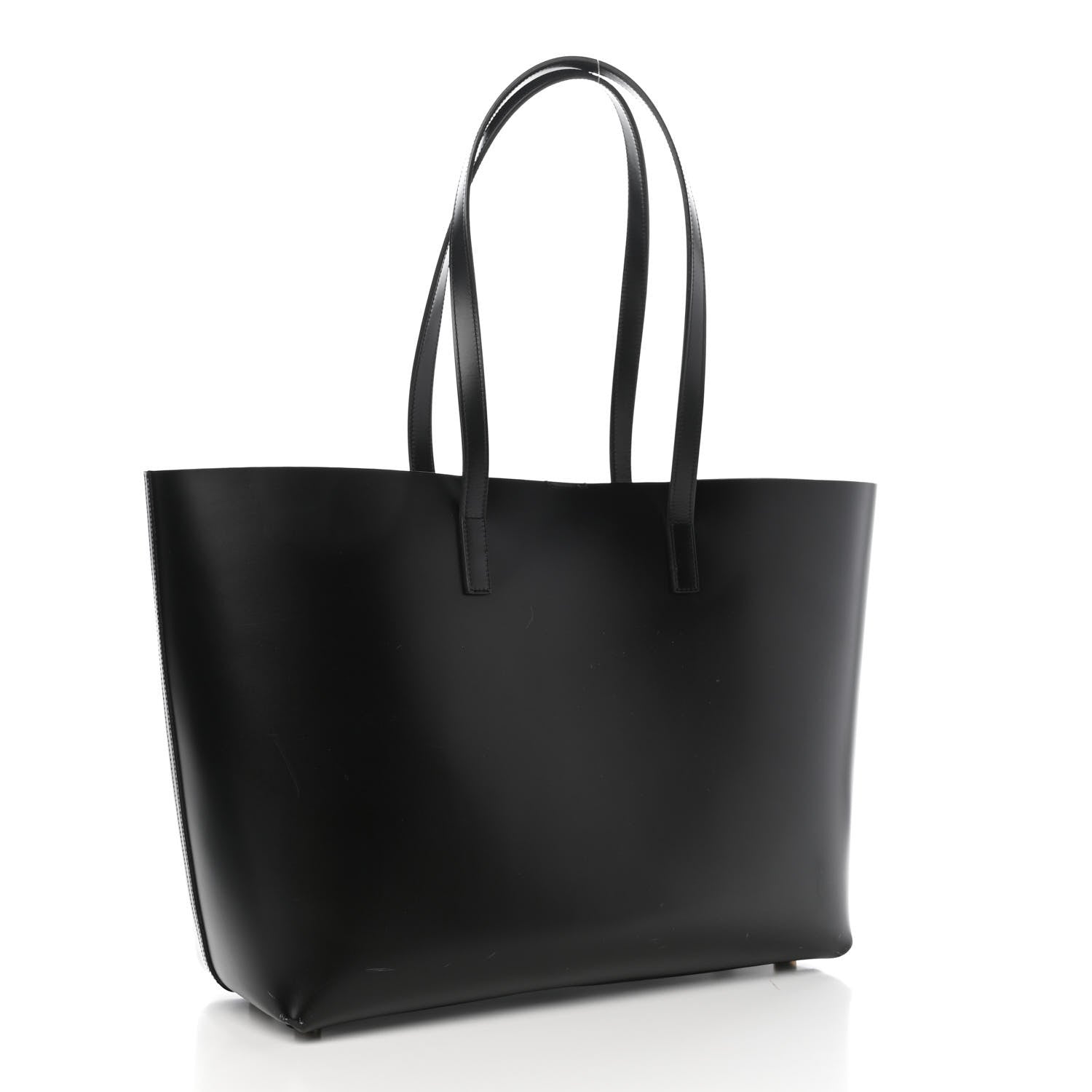 Saint Laurent Calfskin Classic Monogram Double Face Tote Black 3 of 10