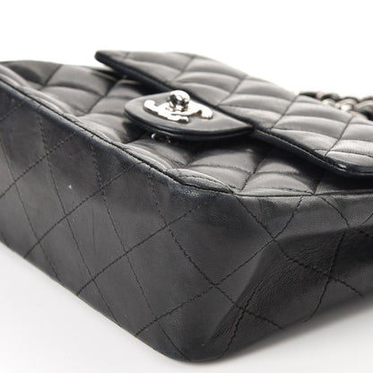 Chanel Lambskin Quilted Mini Square Flap Black 10 of 11