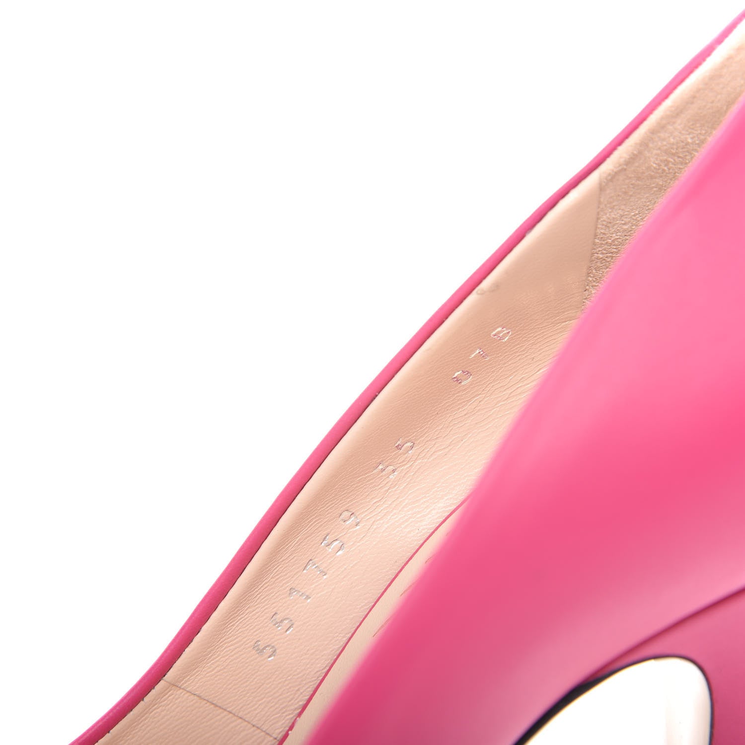 Gucci Nappa Bow High Heel Pumps 35 Bright Fuxia 10 of 11