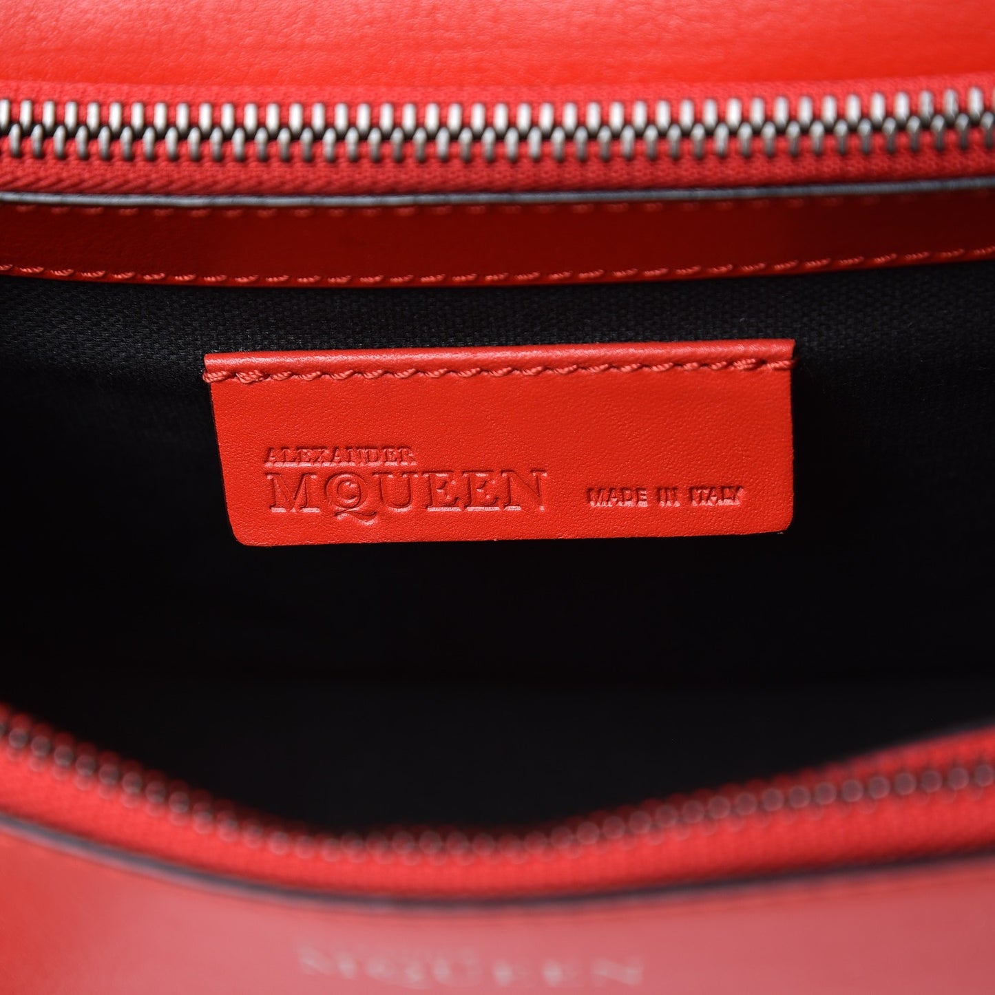 Calfskin Studded Small Padlock Crossbody Bag Red