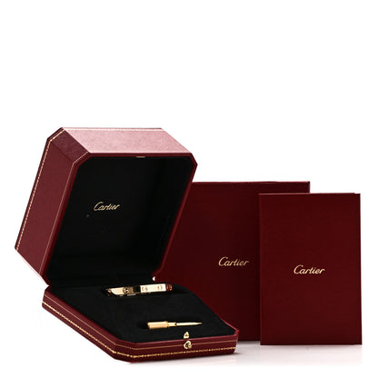 Cartier 18K Yellow Gold LOVE Bracelet 17 9 of 9