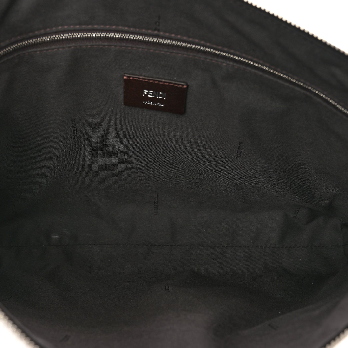 Glazed Fabric Vitello King FF 1974 Diagonal Medium East West Messenger Tobacco Moro Cuoio