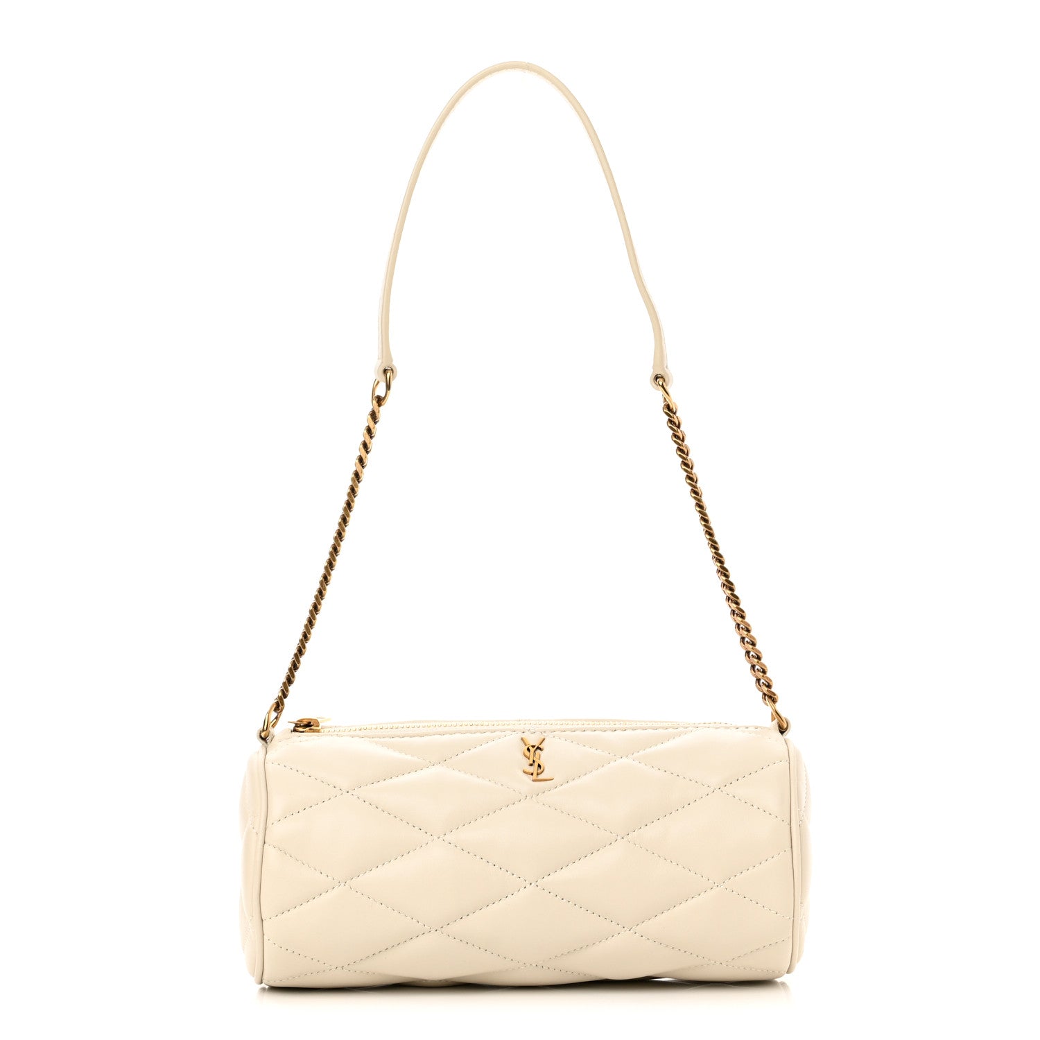 Saint Laurent Lambskin Monogram Mini Sade Tube Bag Crema Soft 1 of 11