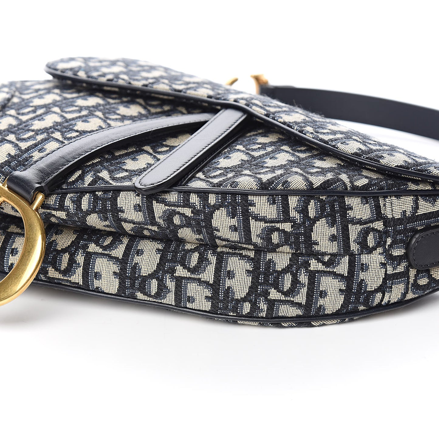 Oblique Saddle Bag Blue