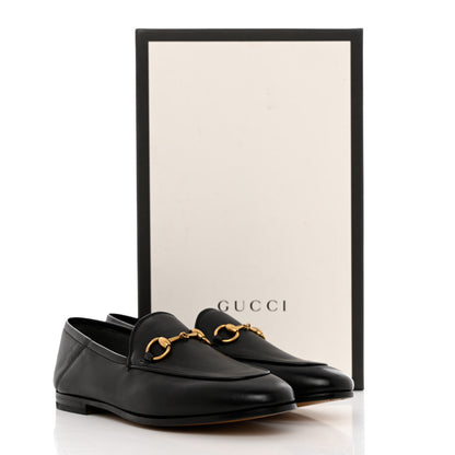 Gucci Lambskin Womens Brixton Horsebit Loafers 35.5 Black 9 of 9