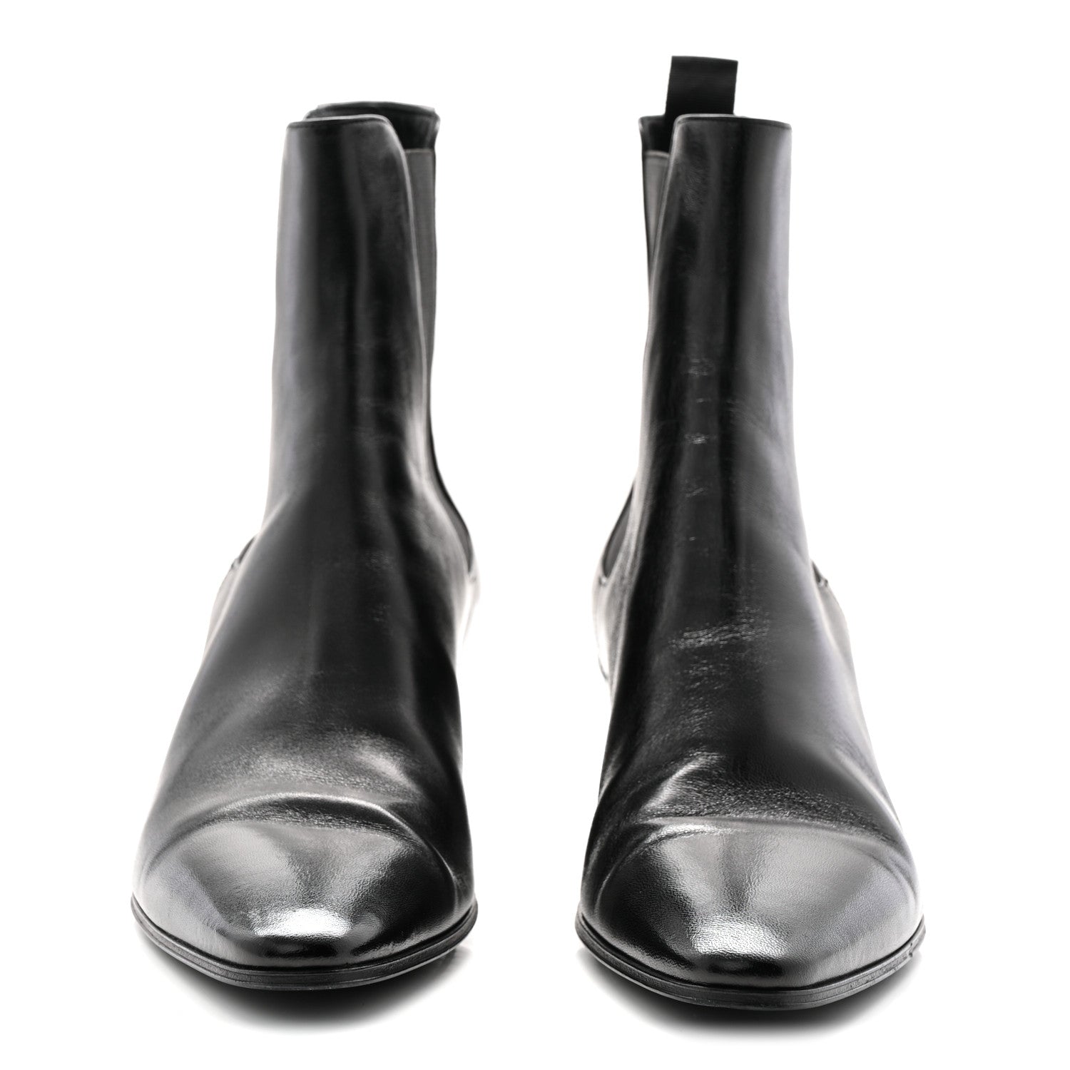 Saint Laurent Incrociato Muriel Vassili 60 Ankle Boots 39.5 Black 2 of 10