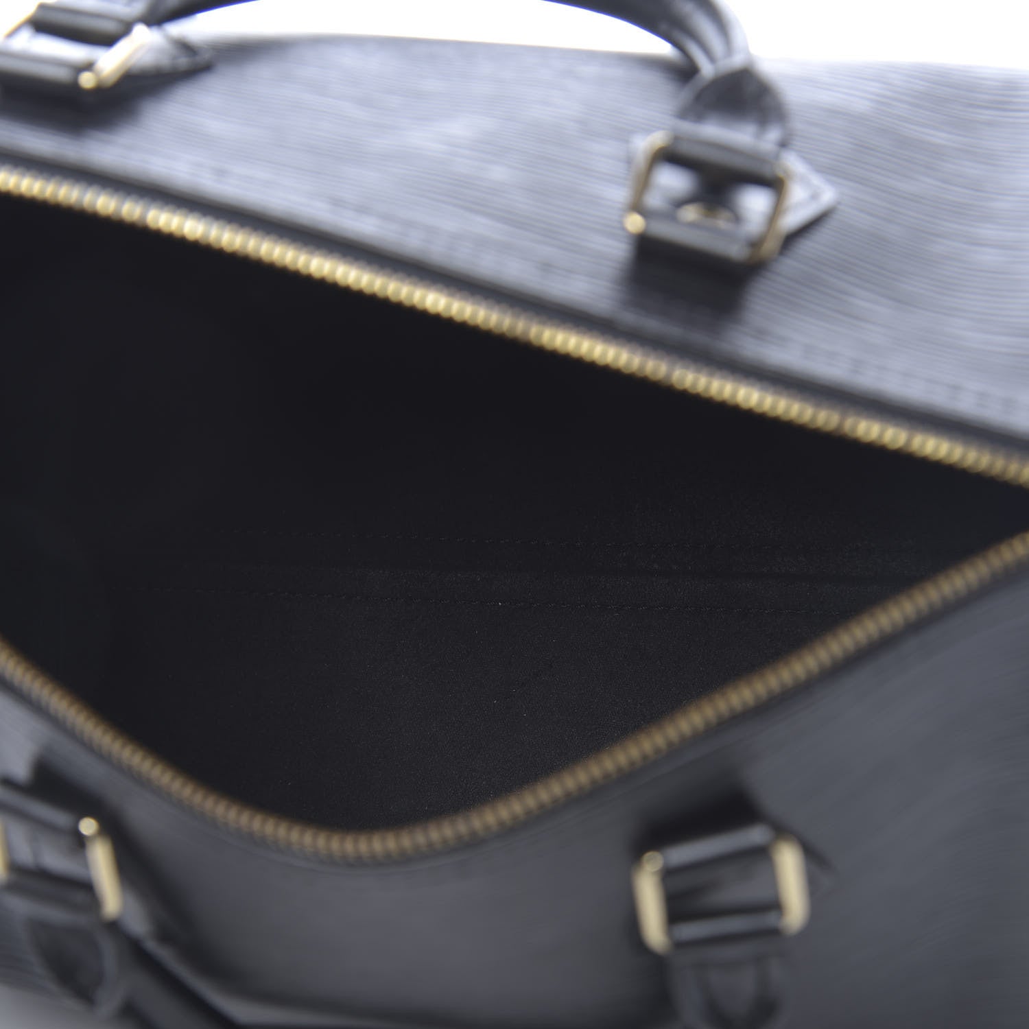 Louis Vuitton Epi Speedy 30 Black 5 of 10