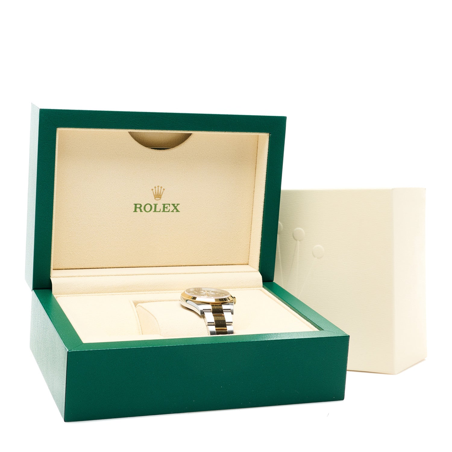 Rolex Stainless Steel 18K Yellow Gold 36mm Oyster Perpetual Explorer Watch Black 124273 5 of 5