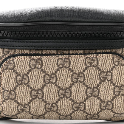 Gucci GG Supreme Monogram Belt Bag Black 8 of 11