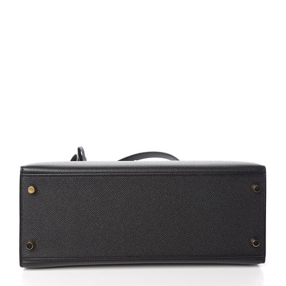 Hermes Epsom Kelly Sellier 28 Black 6 of 37