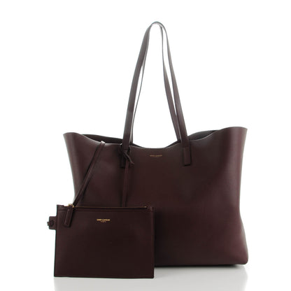 Saint Laurent Calfskin Large Shopping Tote Bordeaux 3 of 10
