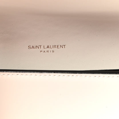 Saint Laurent Smooth Shiny Calfskin Uptown Chain Wallet Black Crema Soft 6 of 9