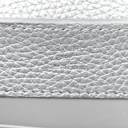 Louis Vuitton Taurillon Lizard Flower Chain Capucines Mini Silver 6 of 9