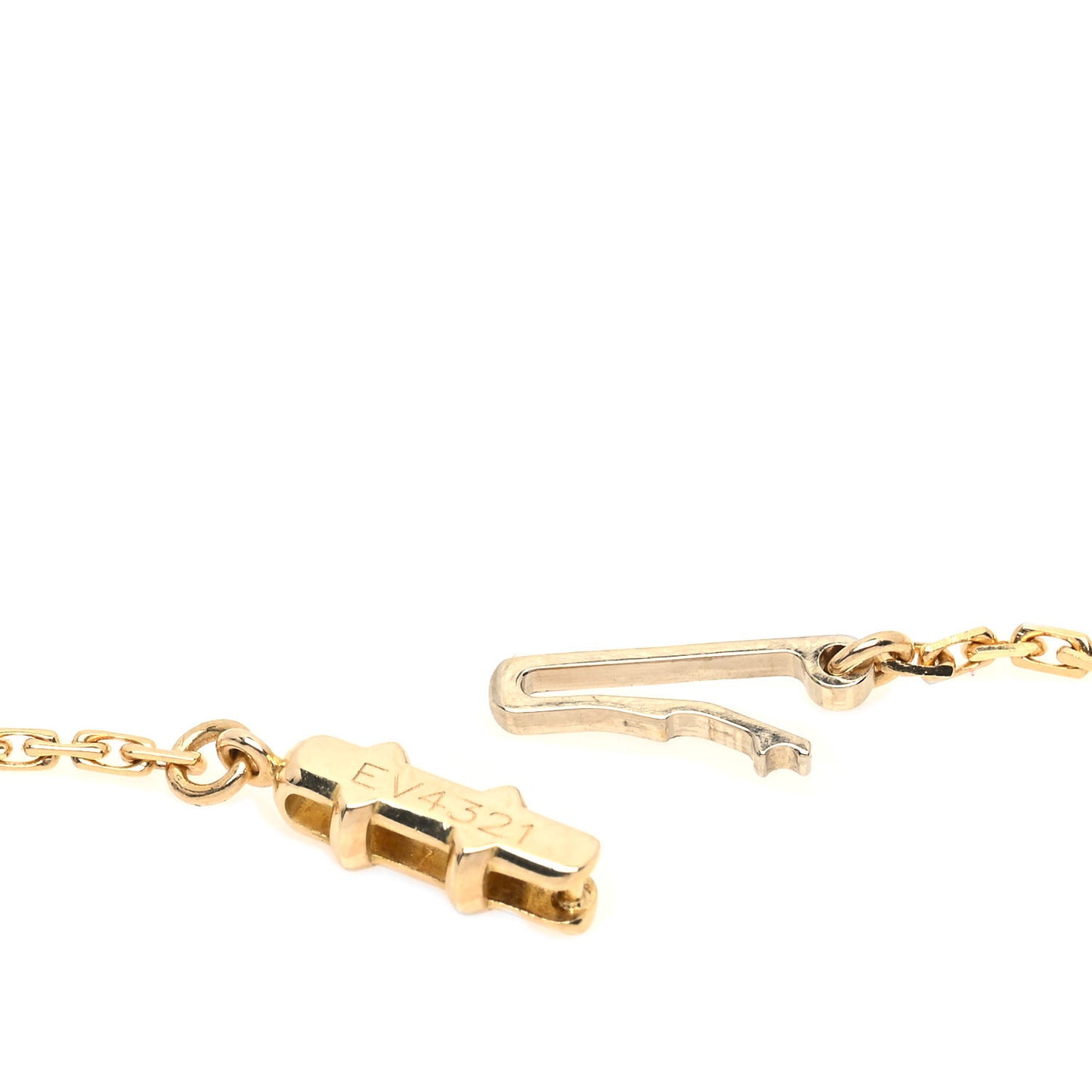 18K Yellow Gold LOVE Drop Necklace