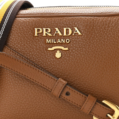 Prada Vitello Daino Camera Crossbody Cannella 7 of 9