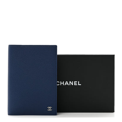 Chanel Calfskin Passport Holder Navy 8 of 8