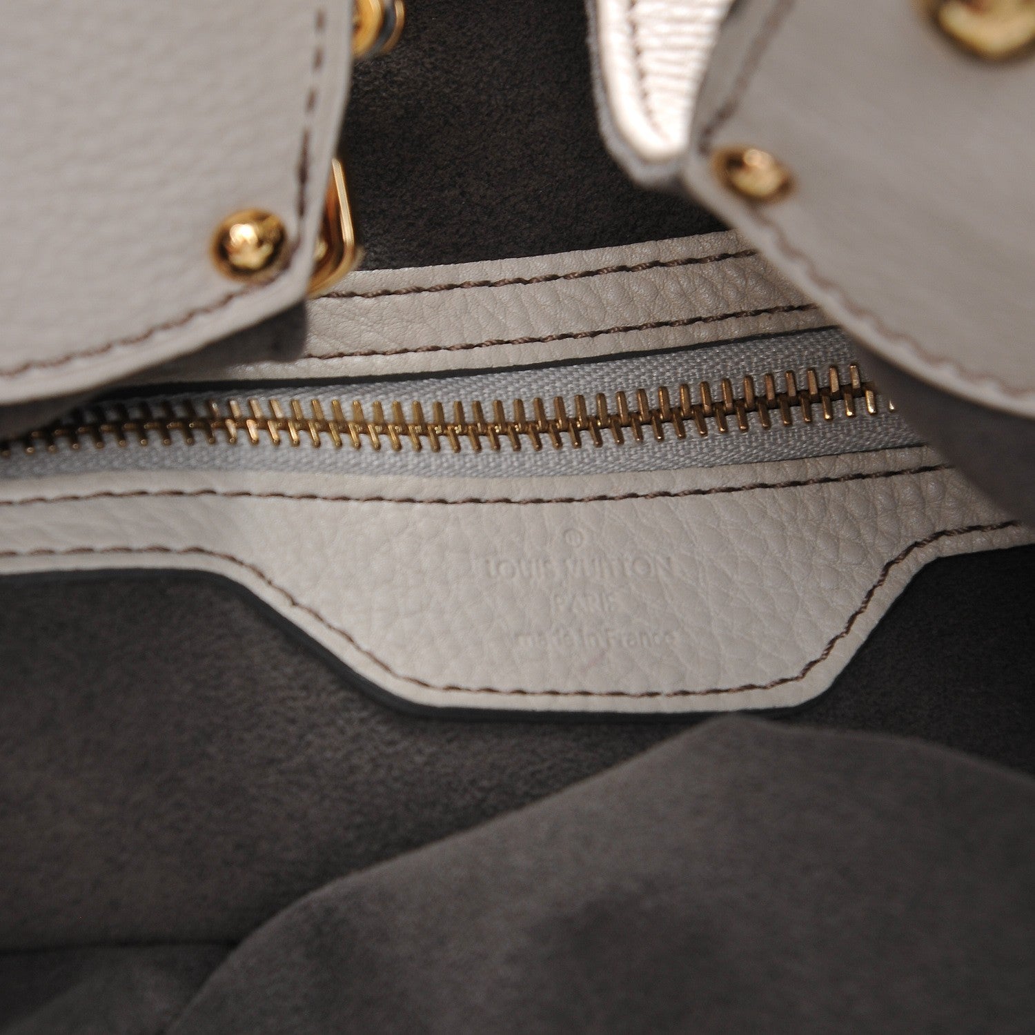 Louis Vuitton Mahina XL Gris 6 of 8